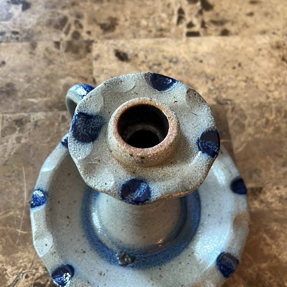 Pottery Candlestick 🕯 - Picture 4 of 8